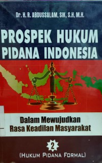 Image of Prospek Hukum pidana Indonesia